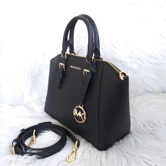 NWT MICHAEL KORS CIARA MEDIUM MESSENGER TOP ZIP SATCEL HANDBAG - Picture 2 of 8